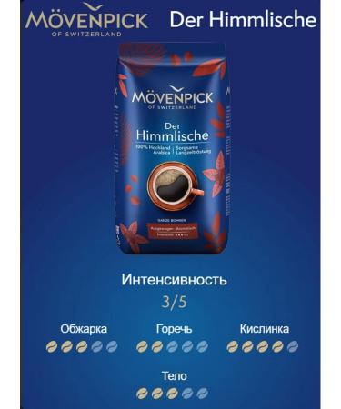 Movenpick Coffee in grains DER HIMMMLISCH 1000g - Buy Online on GoSupps.com