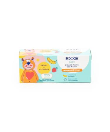 Exxe Baby toothpaste without fluorine from 2 to 6 years 50g 3 pcs - Buy Online on GoSupps.com