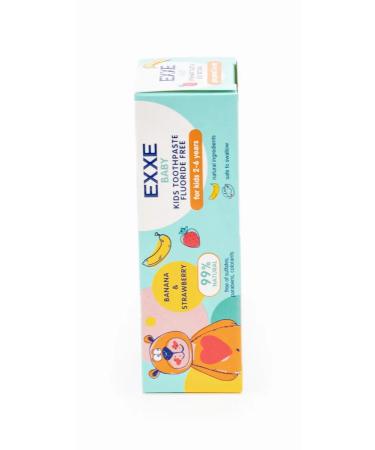 Exxe Baby toothpaste without fluorine from 2 to 6 years 50g 3 pcs - Buy Online on GoSupps.com