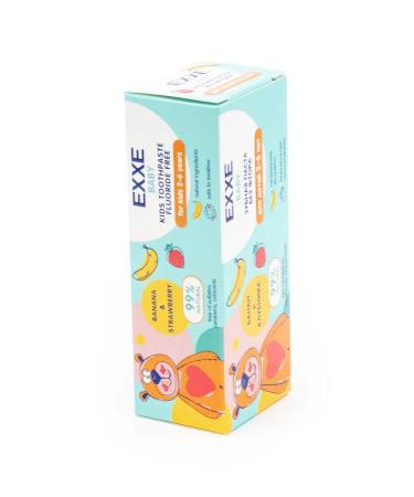 Exxe Baby toothpaste without fluorine from 2 to 6 years 50g 3 pcs - Buy Online on GoSupps.com