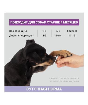 ABBA A treat with a lamb for dogs 60 gr 4 pcs - Buy Online on GoSupps.com