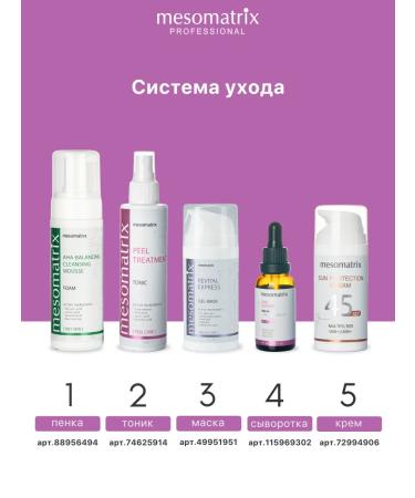 Mesomatrix Professional Healing mask after facial cleansing anxious express - Buy Online on GoSupps.com