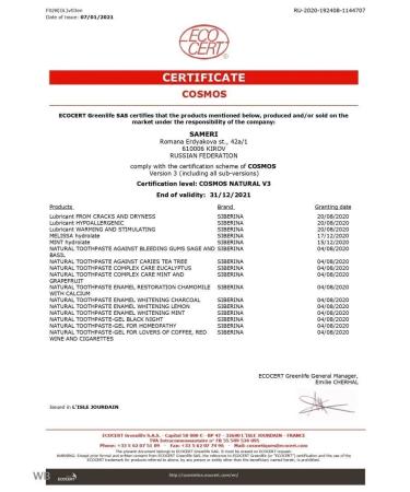 SIBERINA Natural hydrolate lemon balm - Buy Online on GoSupps.com