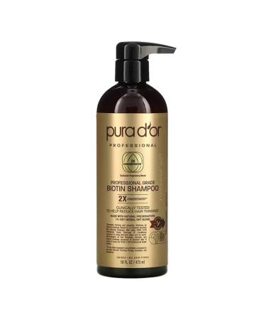PURA D'OR Professional Grade biotin shampoo 473 ml