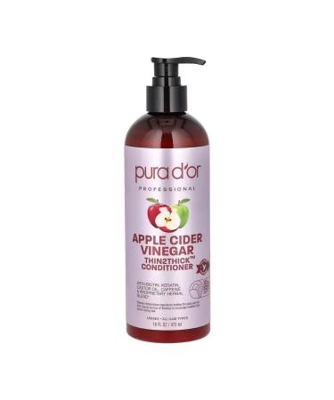 PURA D'OR Hair conditioner with apple cider vinegar 473 ml