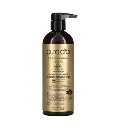 PURA D'OR Professional shampoo with biotin 473 ml