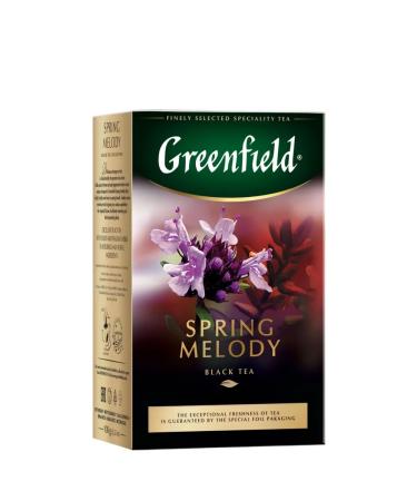 Tea black Greenfield Spring Melody leaf 100 g - Buy Online on GoSupps.com