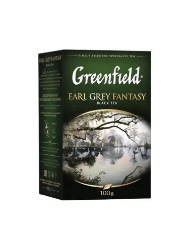 Tea Black Greenfield Earl Grey Fantasy sheet 100 g - Buy Online on GoSupps.com