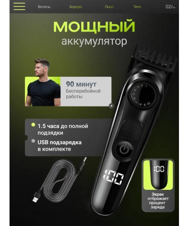 Trammer for men's shaving for beard and mustaches with nozzles - Buy Online on GoSupps.com