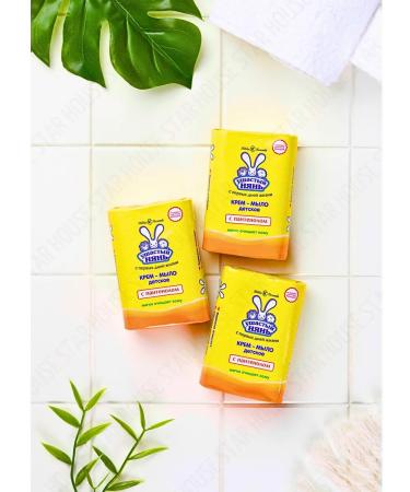 Eared Nyan Soap children's lip hypoallergenic 3 pcs. Panthenol - Buy Online on GoSupps.com