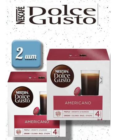 Nestle Coffee in the capsules of Nescafe Dolce Gusto Americano 2*16pcs