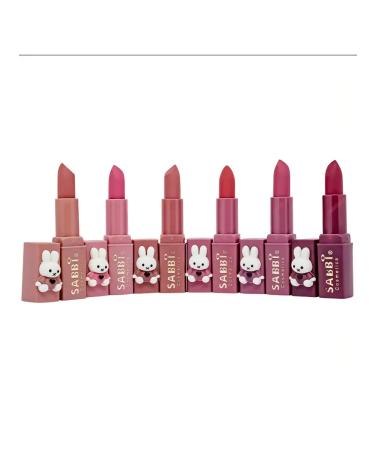 Korean cosmetics Lipstick for lip matte sabbi 6 shades of Korea - Buy Online on GoSupps.com