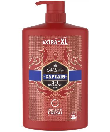 Old Spice Male shower gel + shampoo 3B1 Captain 1 liter