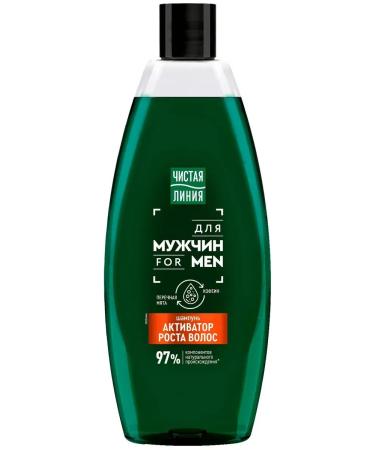 Clean line Shampoo Activator of hair growth with mint and caffeine 600 ml
