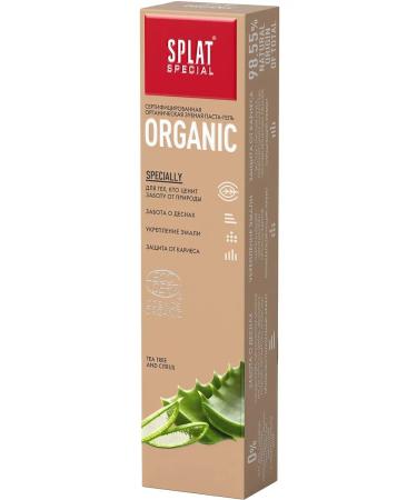 SPLAT Organic EcoCert organic 75 ml toothpaste-gel. - Buy Online on GoSupps.com
