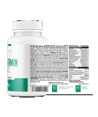 Trec Nutrition Vitamins for men TREC Multivitamin for Men 90 Caps - Buy Online on GoSupps.com