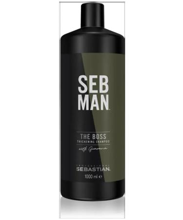 Sebastian Professionals Sebastian Man The Boss Thickening Shampoo - Refreshing shampoo for increasing volume 1000 ml