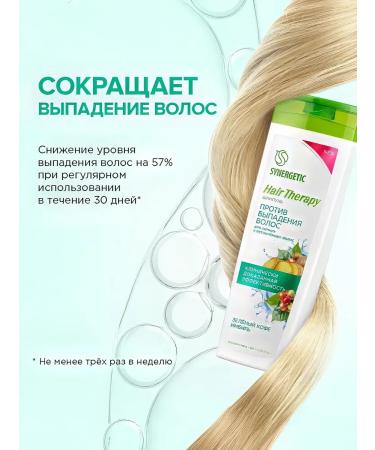 SYNERGETIC Hair Therapy against hair loss 400 ml - Buy Online on GoSupps.com