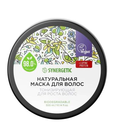 SYNERGETIC Mask tonic for hair growth natural 300 ml - Buy Online on GoSupps.com