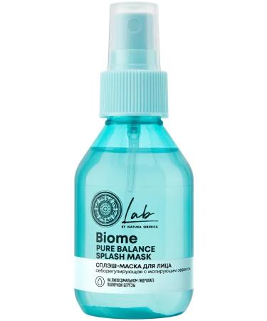 Natura Siberica Splash mask Pure Balance Splash Mask for Faces 100 ml