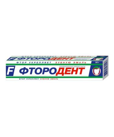Fluorodent Toothpaste fluorine strengthens enamel in the box 90 g