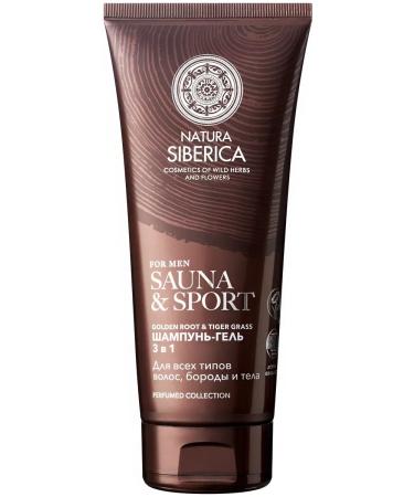 Natura Siberica Hair shampoo beards and bodies male 200 ml