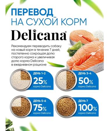 Delicana Dry food for dogs for small breeds salmon rice 8kg - Buy Online on GoSupps.com