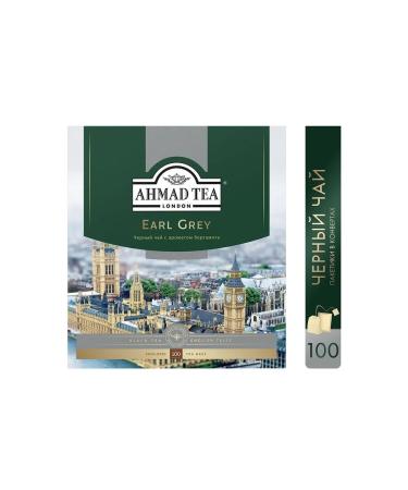 Ahmad Earl Grey tea is black with the aroma of bergamot 100 bags in ko - Buy Online on GoSupps.com