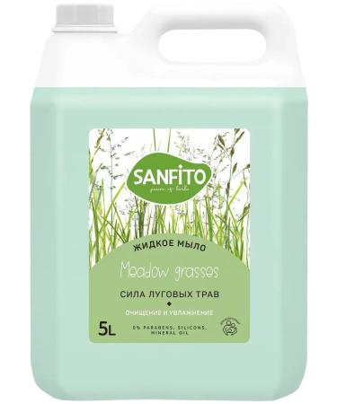 SanFito Liquid soap Power of Herbs Meadow Grasses Cleansing 5 liters