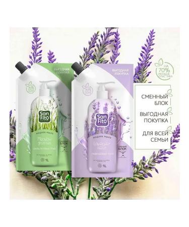 SanFito Liquid soap Power of Herbs Meadow Grasses Cleansing 1 L - Buy Online on GoSupps.com