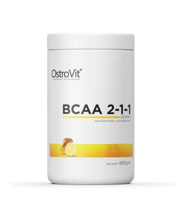 OstroVit Amino acids BCAA BCAA 2 1 1 400 grams lemon - Buy Online on GoSupps.com