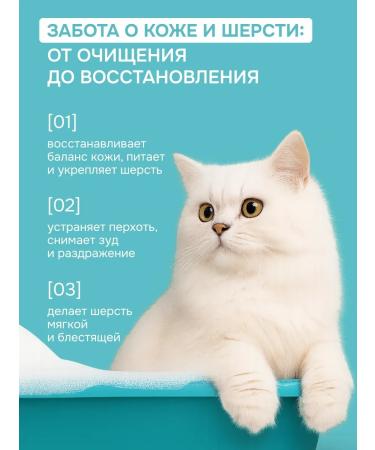 Spets Shampoo for dogs and cats against dandruff and itching 400 ml - Buy Online on GoSupps.com