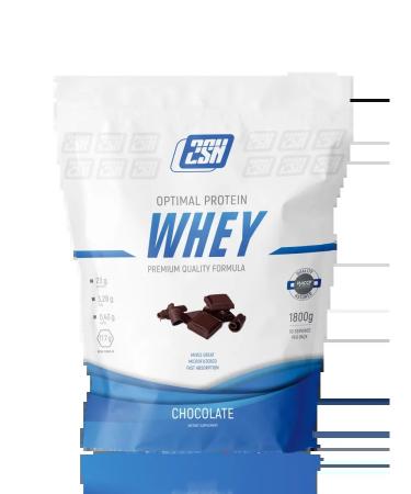 2SN Whey -coil protein without sugar Whey Protein 1800G chocolate