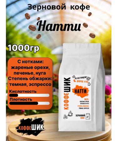 CoffeeChic Coffee of grain brazil Natty 1 kg