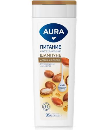 Aura Shampoo power and restoration for dry hair 380 ml