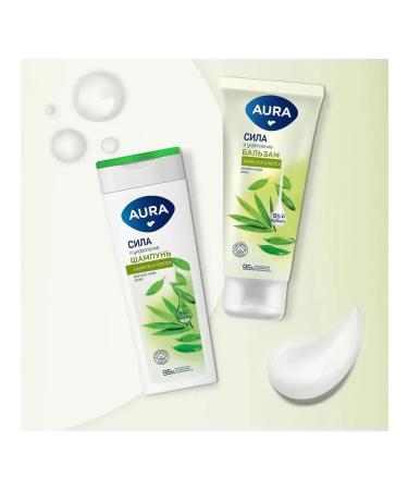 Aura Shampoo Strength and fortification bamboo and cotton 380 ml - Buy Online on GoSupps.com