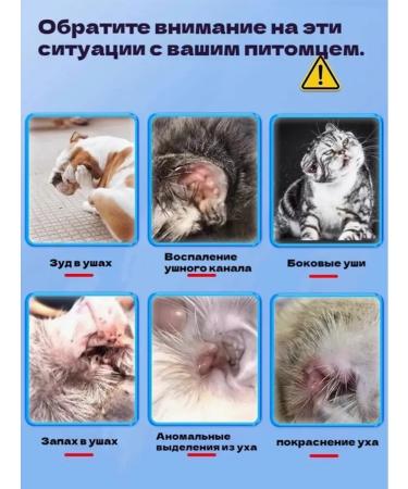 Drops from the ear tick for cats in the ears 60 ml - Buy Online on GoSupps.com
