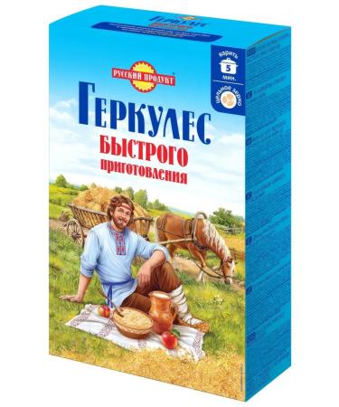 Russian Product Flakes Hercules Quick -cooked 420g - Buy Online on GoSupps.com