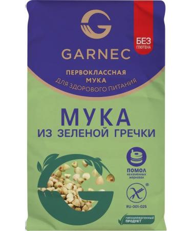 Garnec Green buckwheat flour without gluten 500g - Buy Online on GoSupps.com