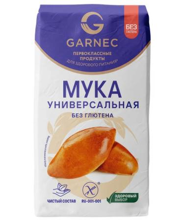 Garnec Universal flour without gluten 600g - Buy Online on GoSupps.com