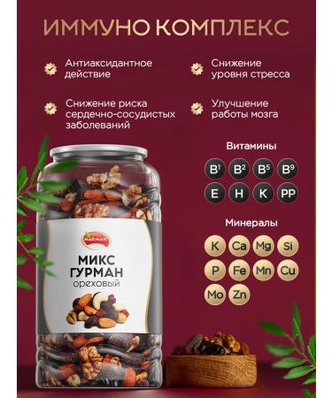 NARMAK PREMIUM A mixture of walnut-chocolate "gourmet" 1000g - Buy Online on GoSupps.com