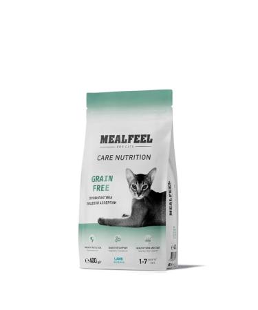 Mealfeel Grain-Free Dry Food for Adult Cats with Lamb 400g