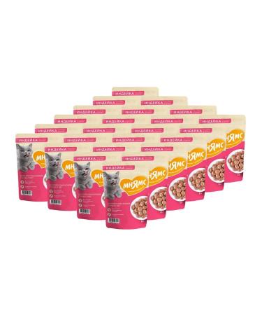 Mnyams Wet feed for elderly cats 7+ turkey in sauce 85 g 24 pcs