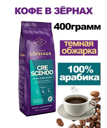 LOFBERGS Coffee in CressCendo grains 400gr