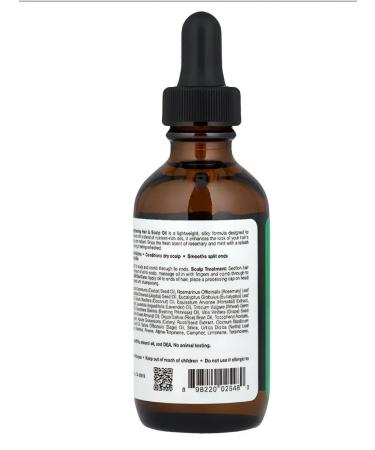 California Gold Nutrition Hair and scalp oil with cgn biotin 59 ml - Buy Online on GoSupps.com
