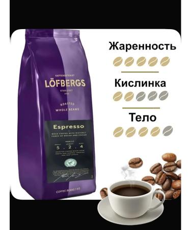 LOFBERGS Espresso coffee 1000g - Buy Online on GoSupps.com