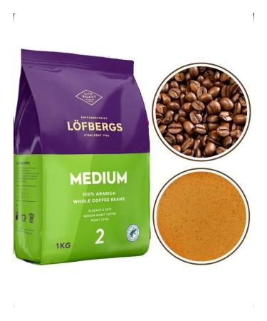 LOFBERGS Coffee in Medium Roast 1000g - Buy Online on GoSupps.com