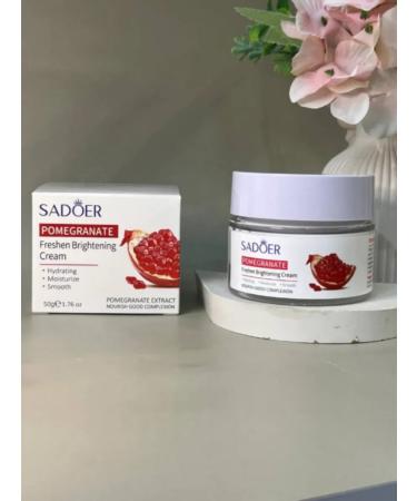 cream for the face moisturizing with a grenade extract