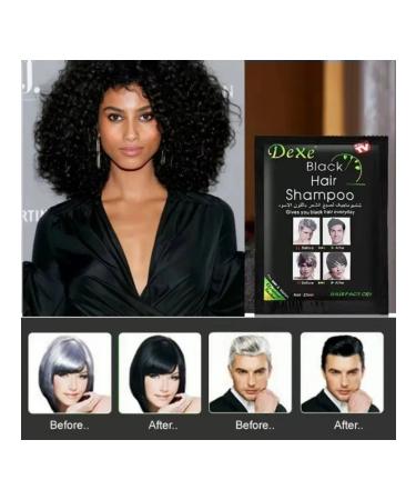 Dexe Shampoo hair dye and beard coloring gray hair 10*25ml - Buy Online on GoSupps.com