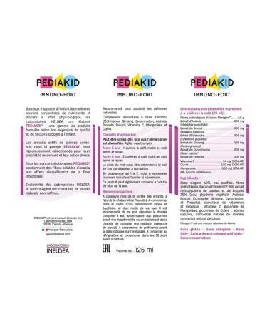 Pediakid Immuno-Fort Pediabrik Immino Composition 125ml - Buy Online on GoSupps.com